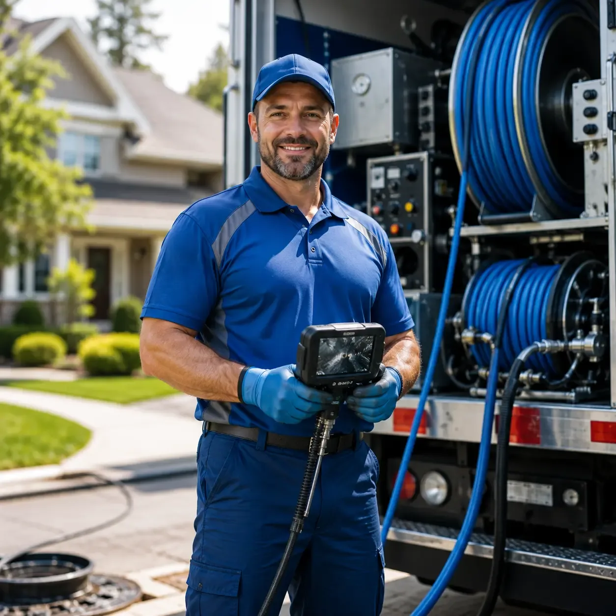 Local outdoor drain cleaning specialists in Clarkston, MI